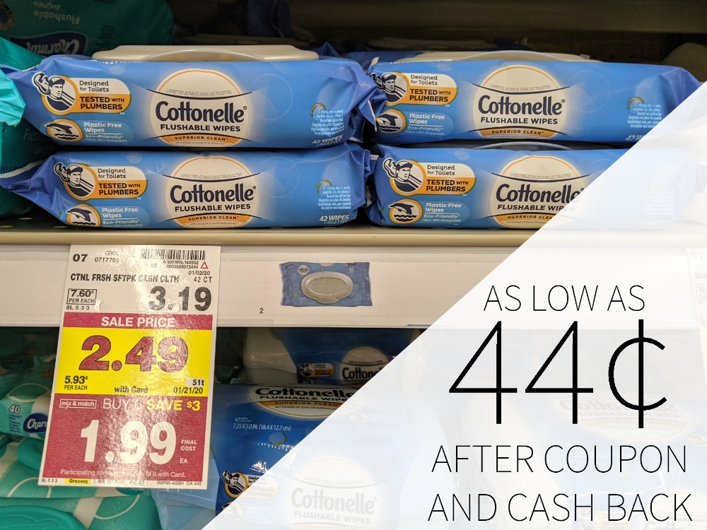 Cottonelle Flushable Wipes As Low As 44 At Kroger Cottonelle Flushable Wipes As Low As 44 At Kroger