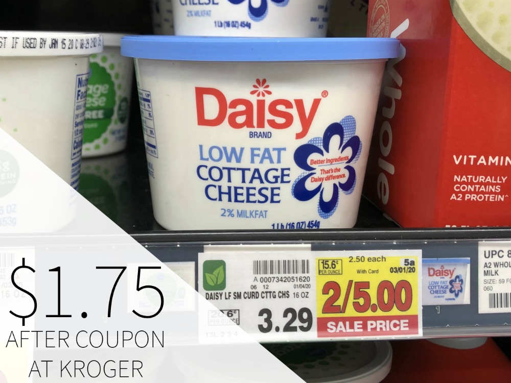 Daisy Cottage Cheese Just 1 75 At Kroger