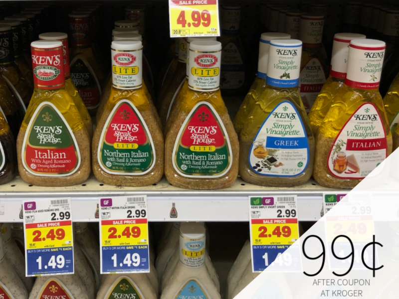 Kens single serve salad dressing