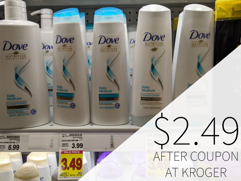 Dove Hair Care As Low As .49 At Kroger