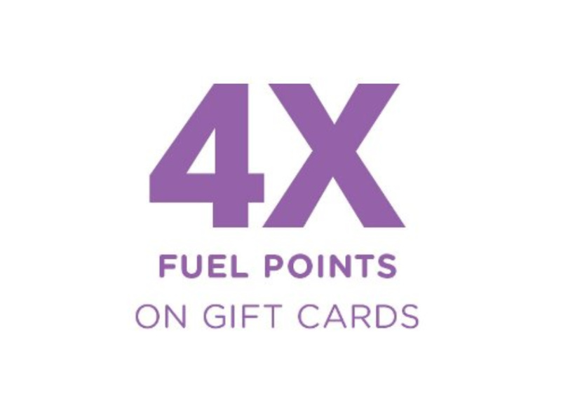 4x Kroger Fuel Points When You Buy Gift Cards 4