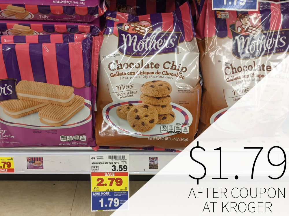 Mother's Cookies Just $1.79 At Kroger