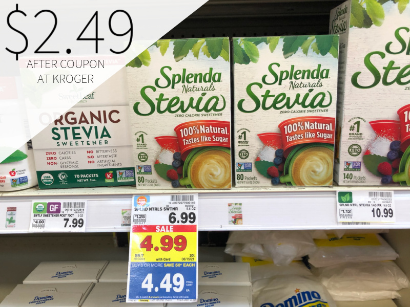 Splenda mec Splenda Naturals Stevia Only $2.49 At Kroger