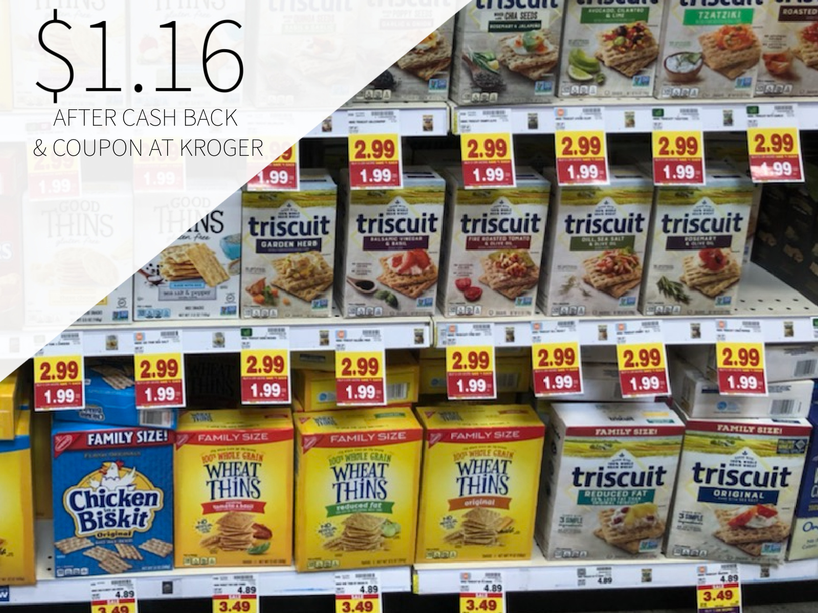 Triscuit Crackers Only $1.16 At Kroger