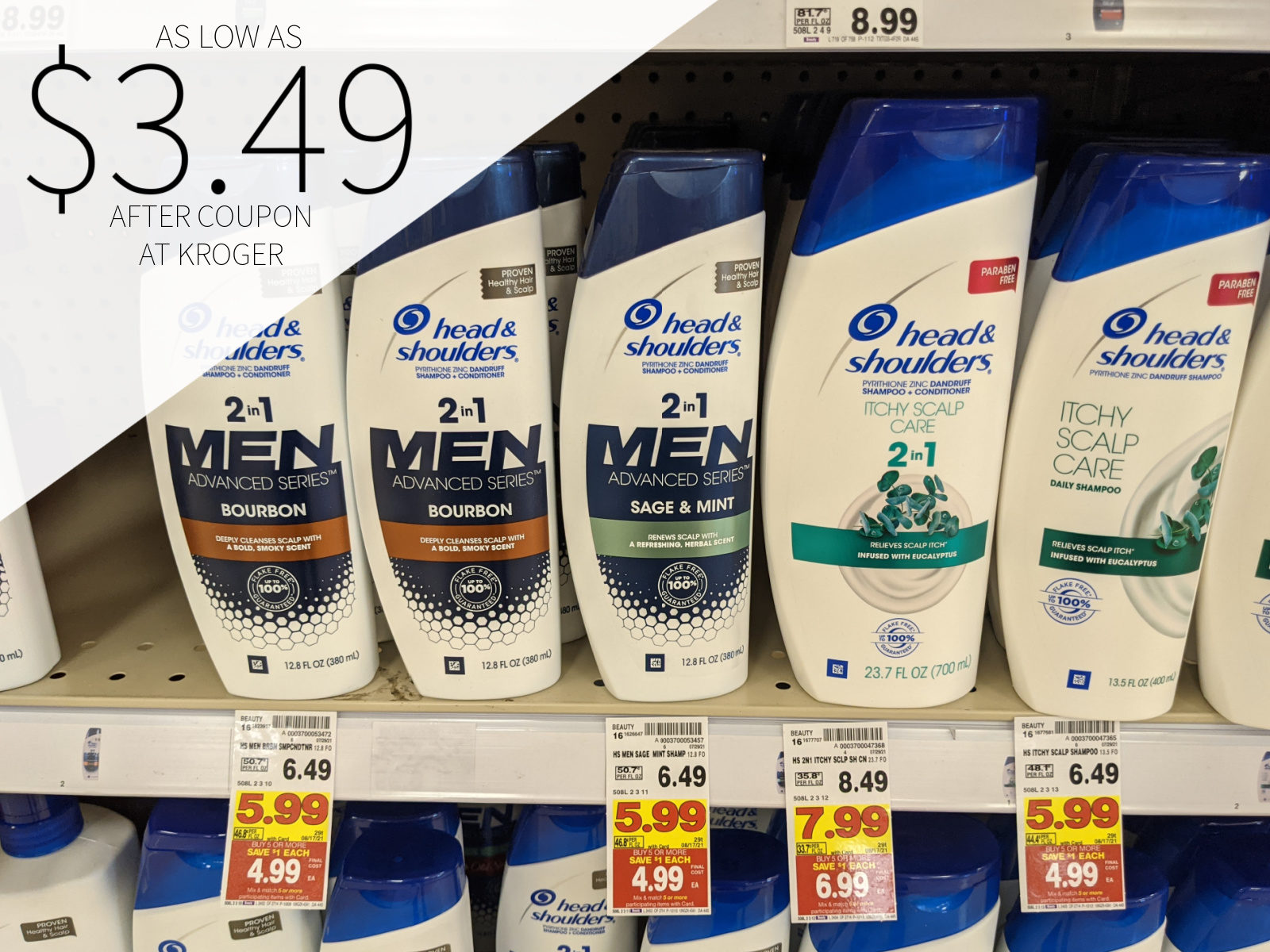 Head Shoulders Products As Low As 3 49 At Kroger