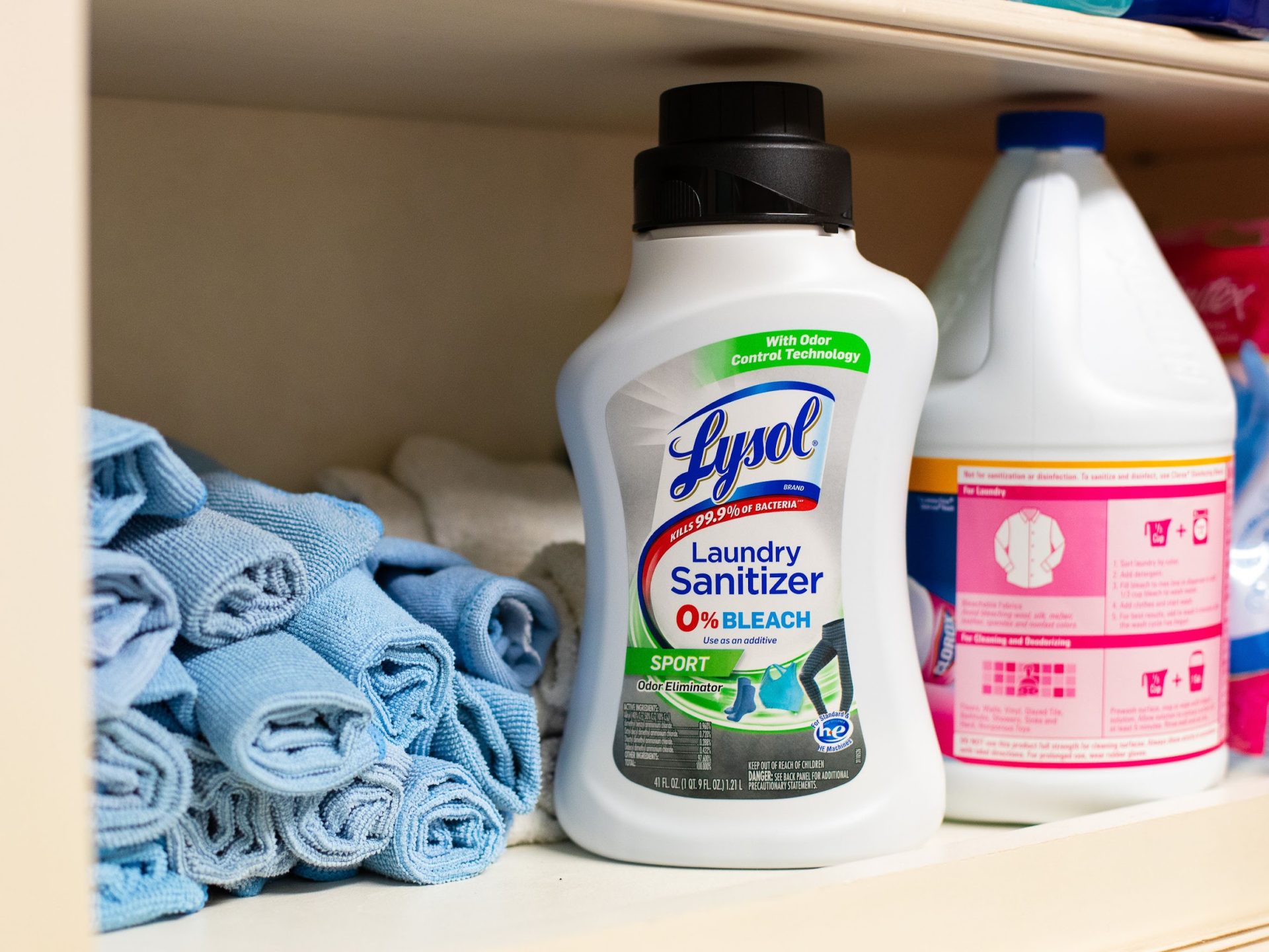 Lysol Laundry Sanitizer As Low As $1.99 At Kroger (Regular Price $7.99)