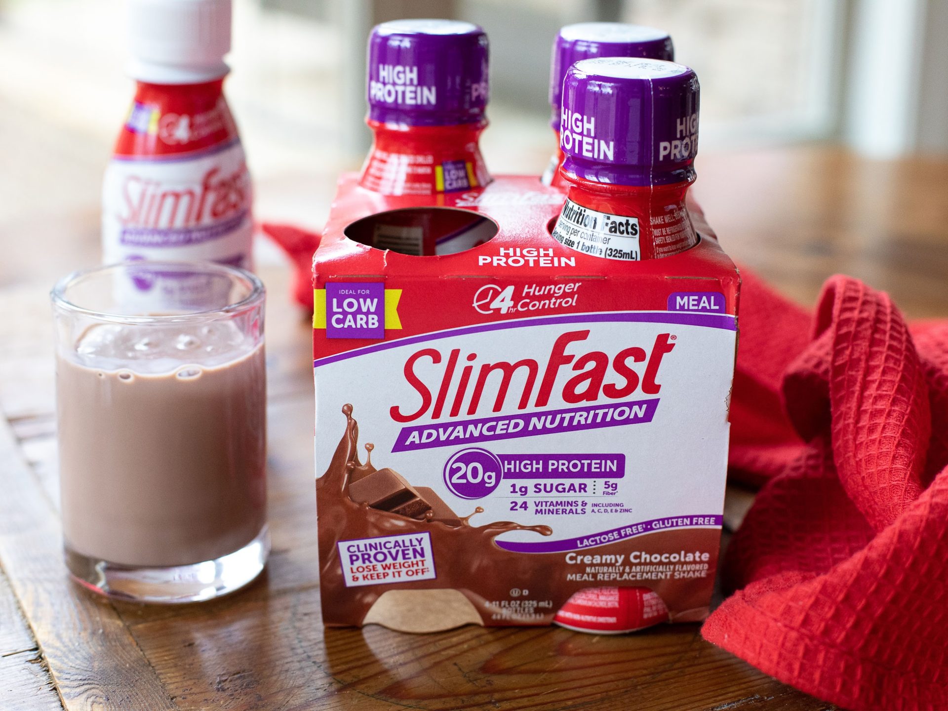 4-Packs Of SlimFast Shakes As Low As $4.99 At Kroger