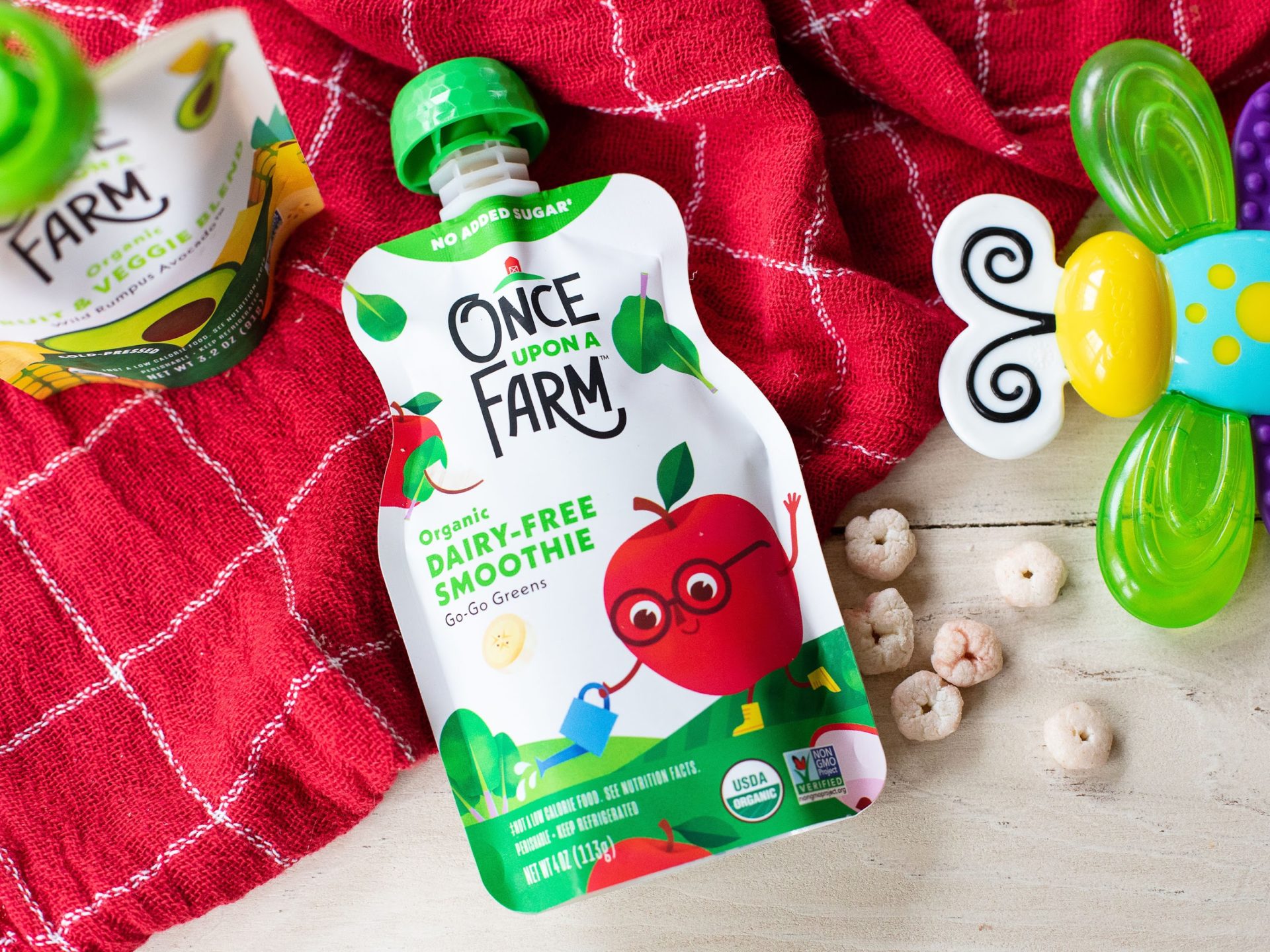 Once Upon A Farm Organic Fruit & Veggie Blend Pouches As Low As $1.29 At Kroger (Regular Price $2.99)