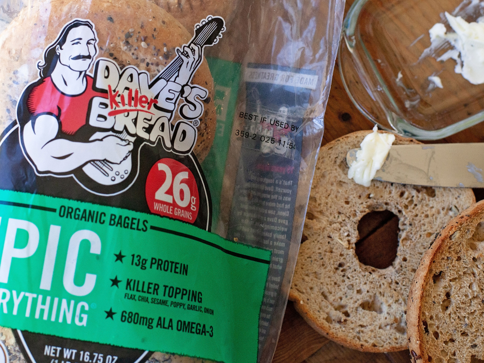Dave’s Killer Bread Organic Bagels & English Muffins Just $3.99 At Kroger