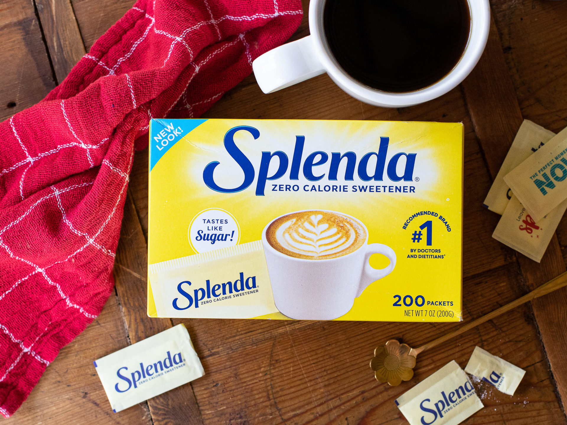 Splenda Zero Calorie Sweetener Packets 200-Count As Low As $1.99 At Kroger (Regular Price $9.99)