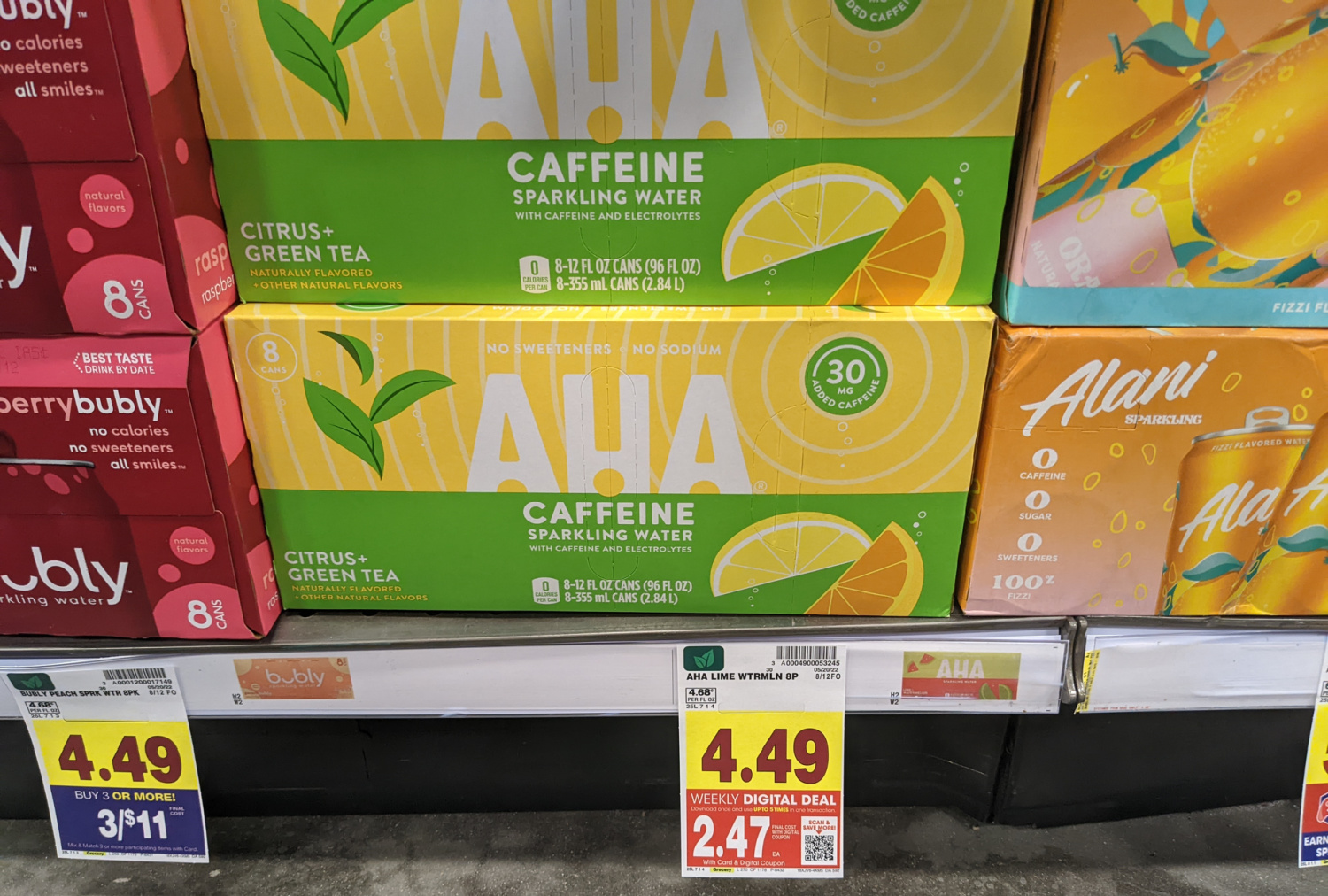 Aha Or Waterloo Sparkling Water Just 2.47 At Kroger iHeartKroger