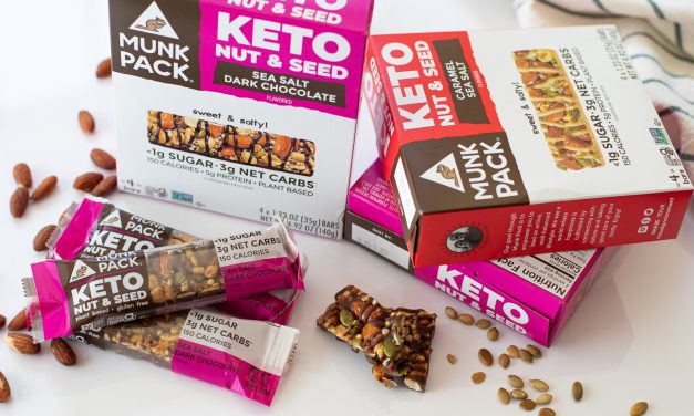 Munk Pack Keto Nut & Seed Bars 4-Pack Just $3.49 At Kroger (Regular Price $7.49)