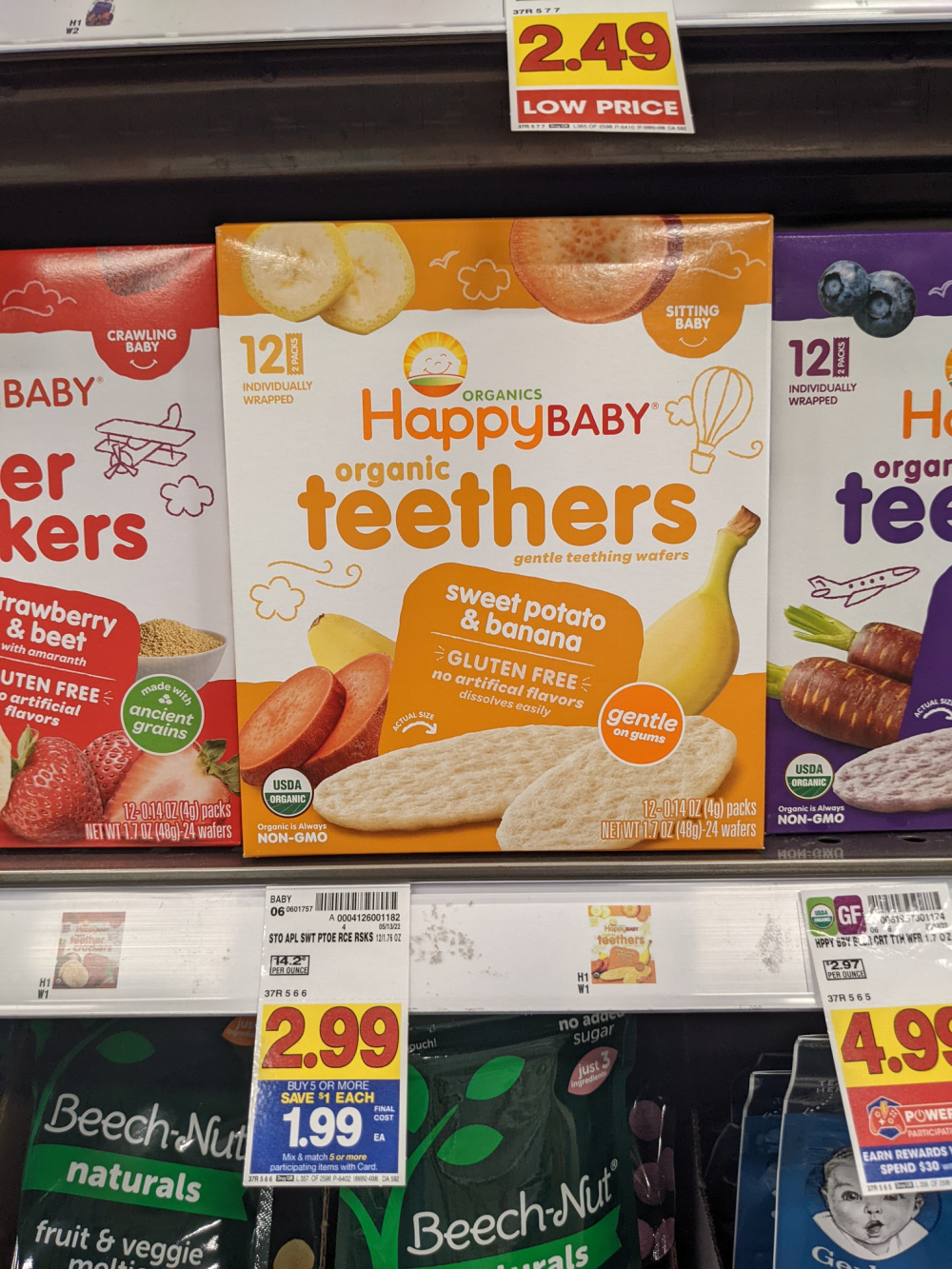 Happy Baby Organic Teethers Are Just 1.24 At Kroger iHeartKroger