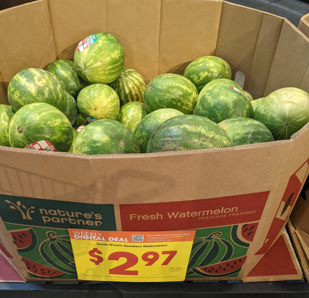 Grab Seedless Watermelon For Just 3.97 At Kroger iHeartKroger