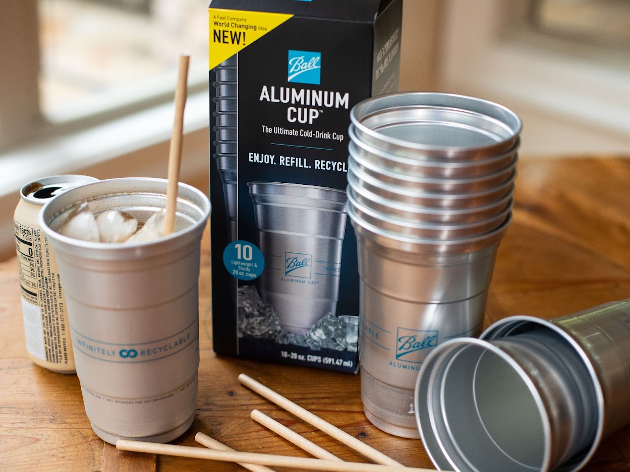 Aluminum Cups With Lids, Aluminum Cup With Lid