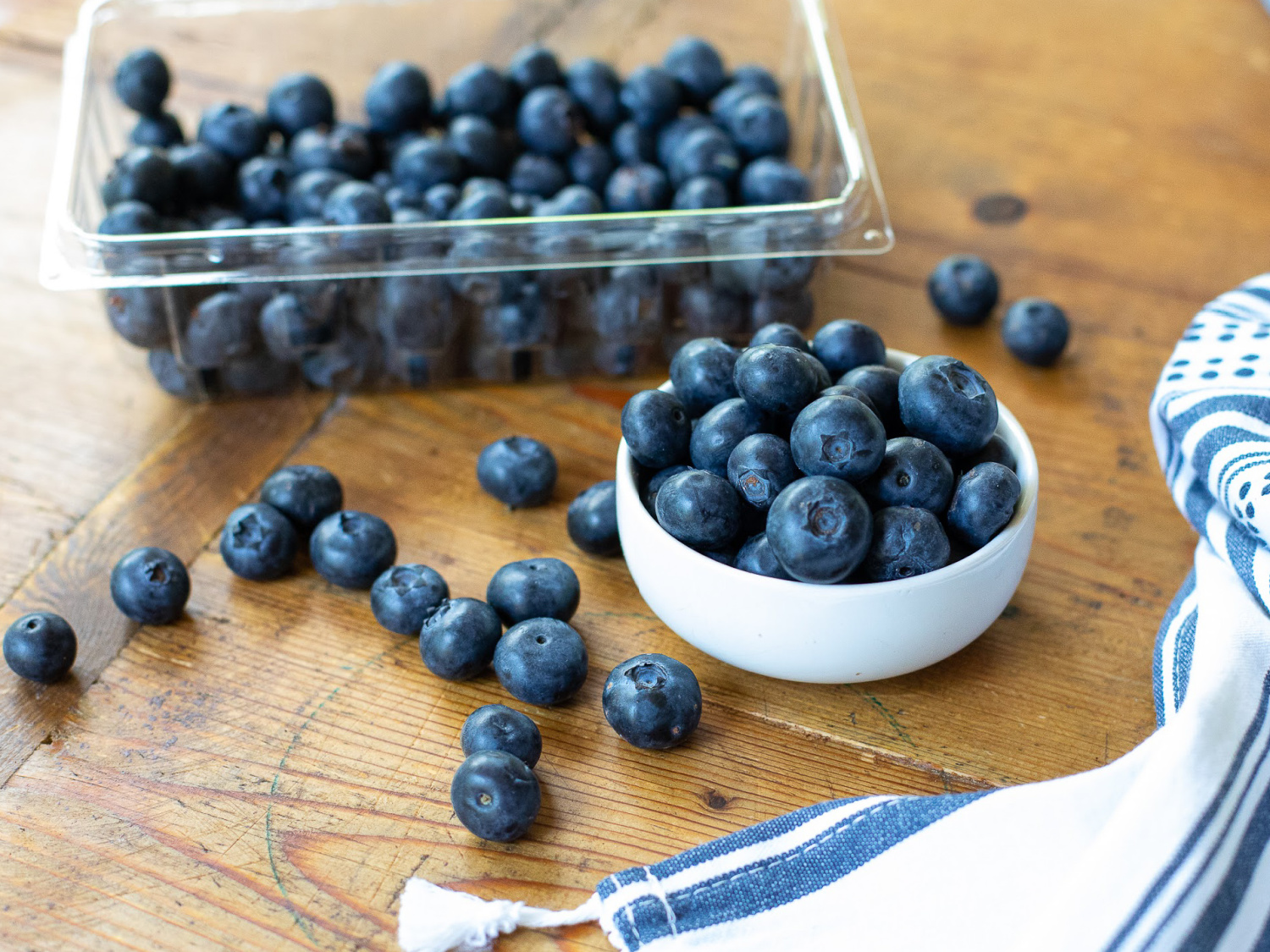 Get Big Containers Of Organic Blueberries As Low As $3.99 At Kroger