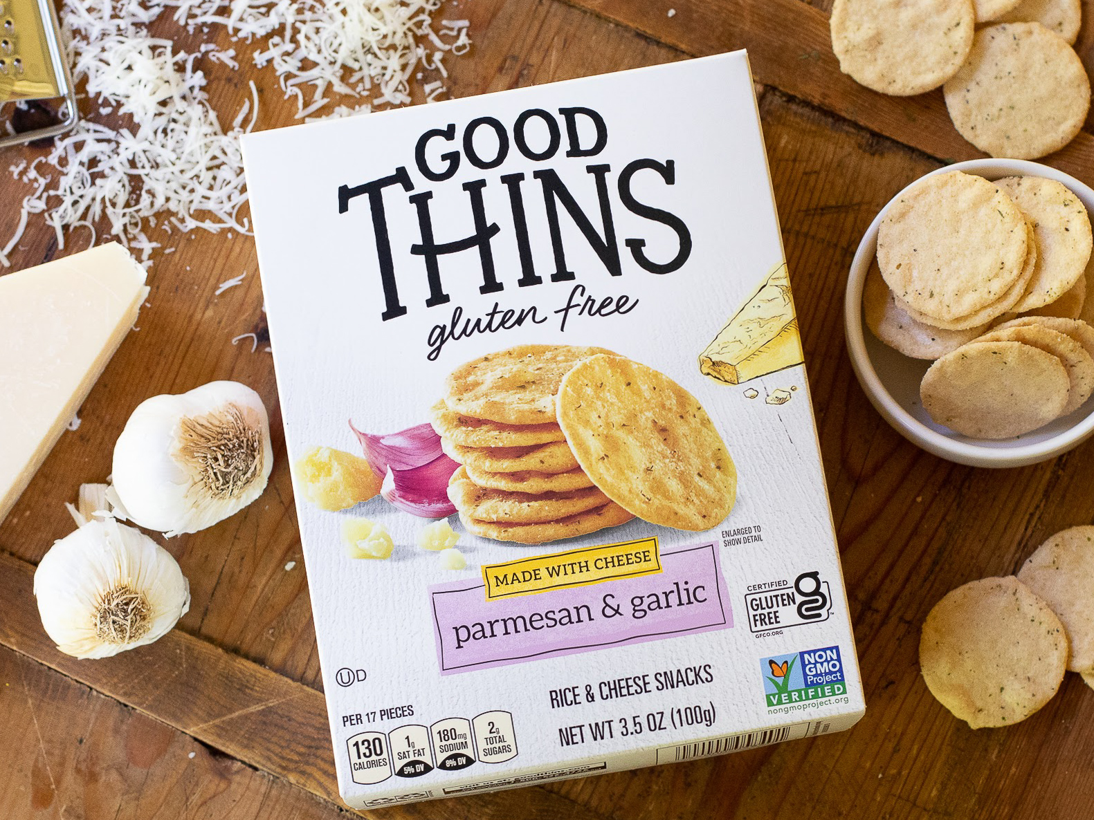 Good Thins Rice Snacks, Gluten Free, Simply Salt - 3.5 oz