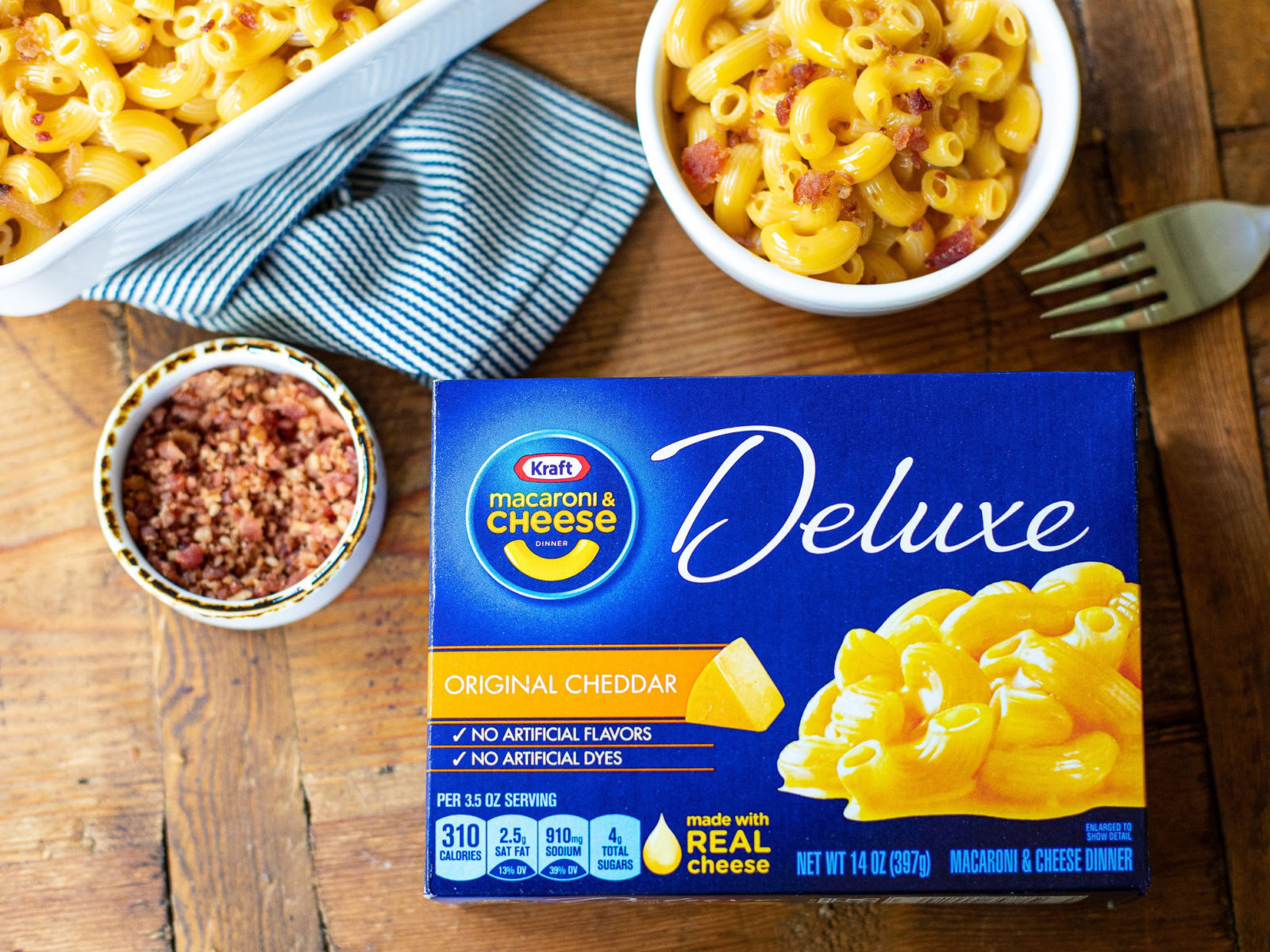 Kraft Macaroni & Cheese Sauce, Original Cheddar, Deluxe 14 oz