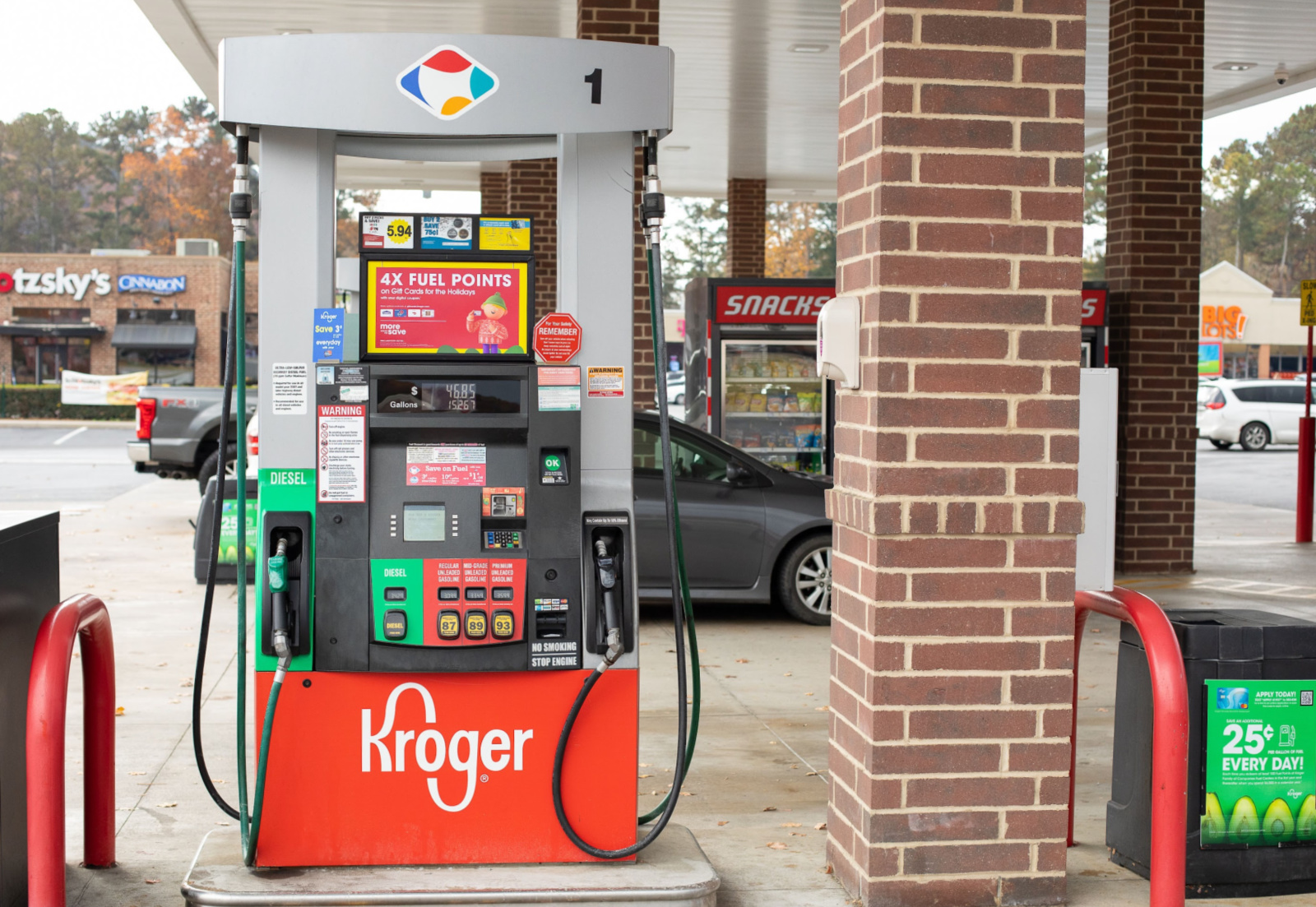 Earn 4X Fuel Points At Kroger