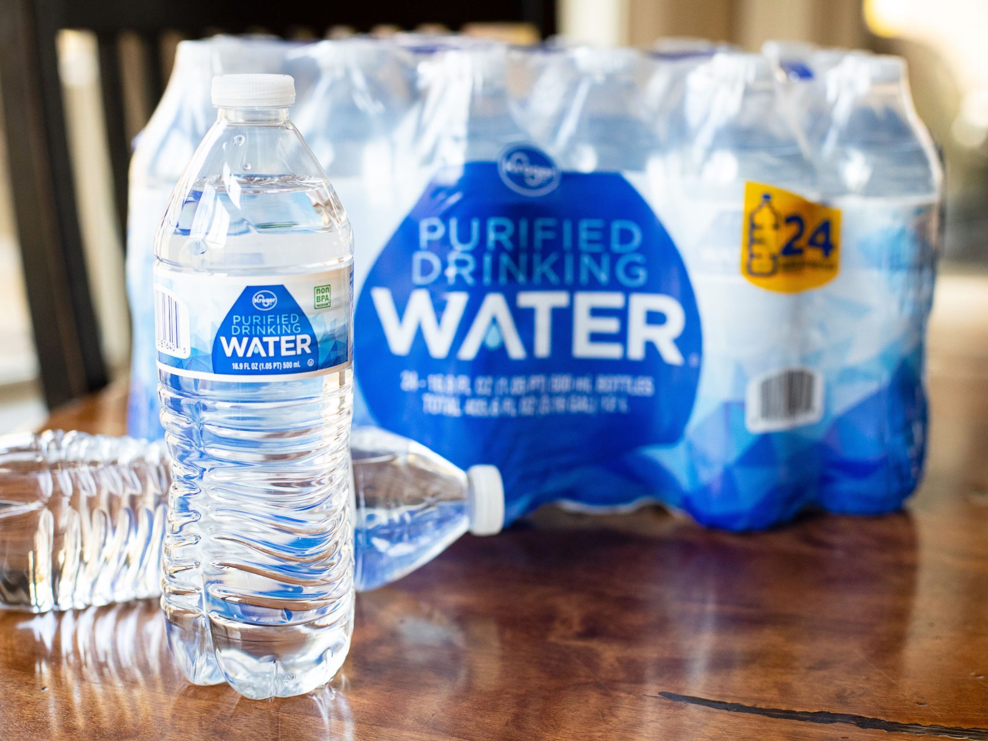 Kroger Purified Drinking Water 24-Pack Just $2.49 At Kroger
