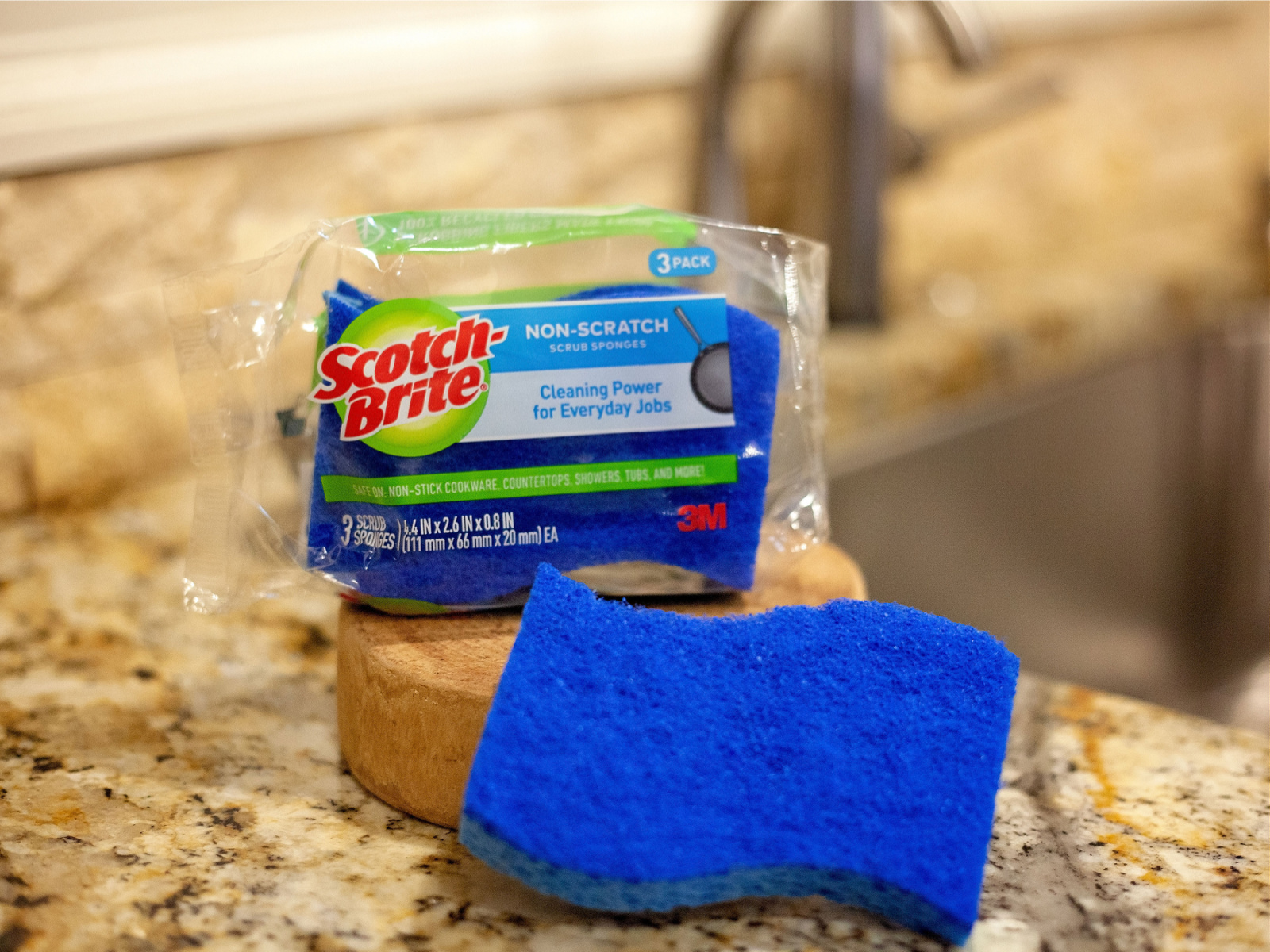 Natural Value Kitchen Scrubber Sponge, 1 ct - Kroger