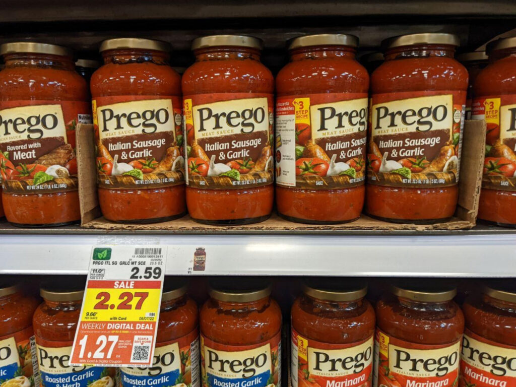 Prego Red Pasta Sauce Just 1.27 At Kroger iHeartKroger
