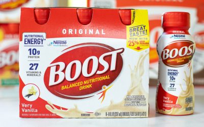 Boost Nutritional Drink As Low As $6.49 At Kroger (Regular Price $10.49)