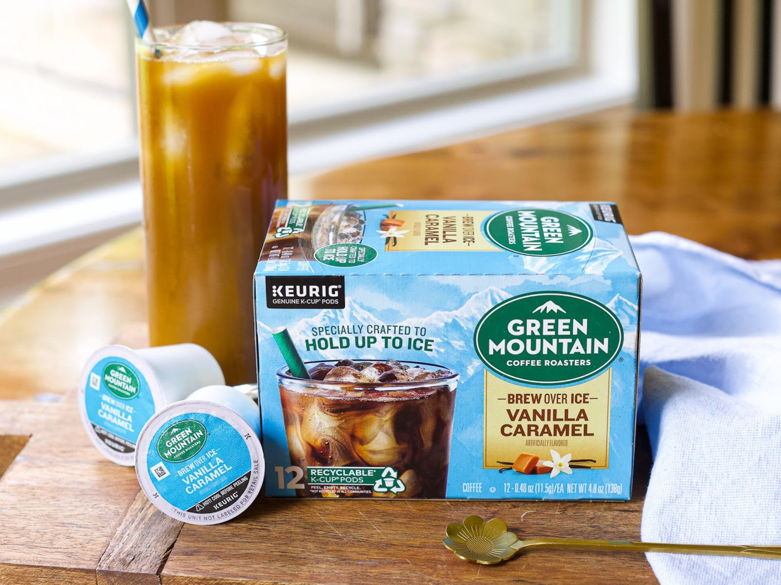 Green Mountain Brew Over Ice 12-Count K-Cups Only $2.99 At Kroger (Regular Price $8.99)