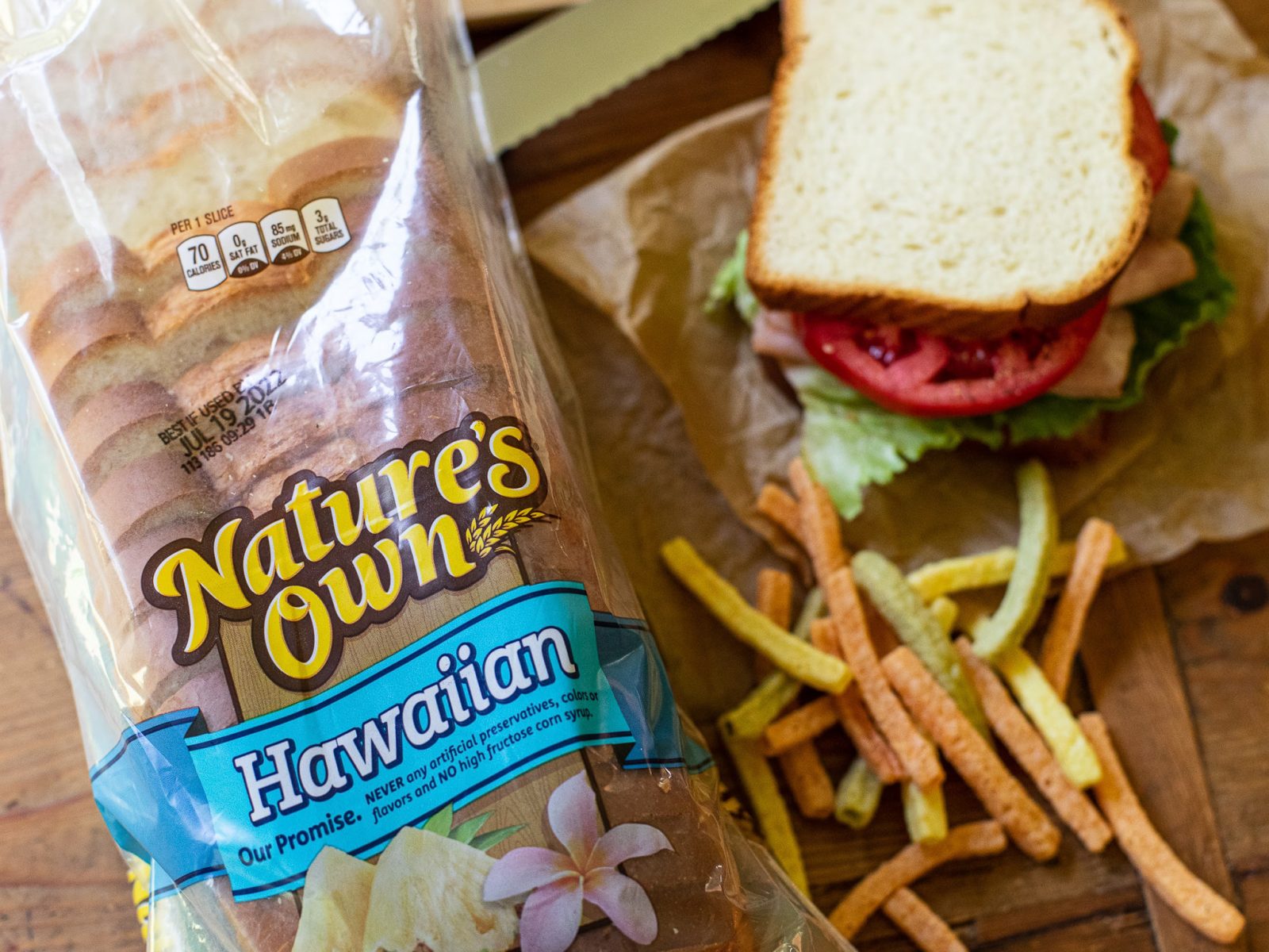 Nature’s Own Hawaiian Bread Only $1.24 At Kroger