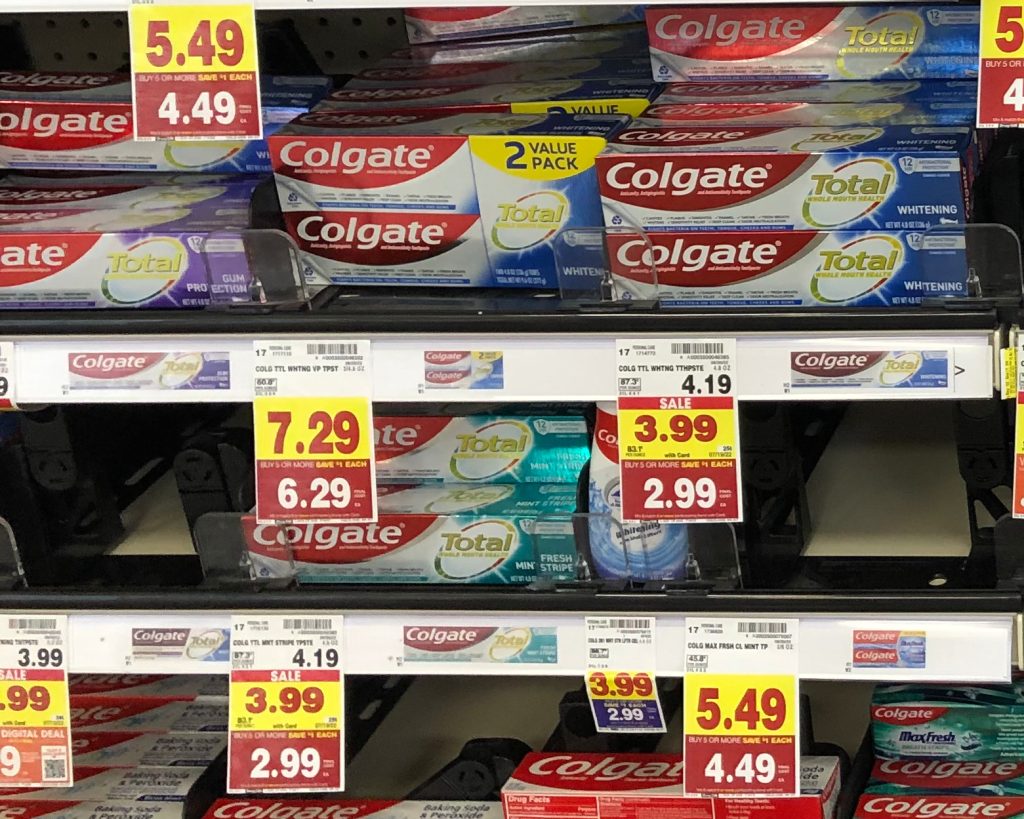 Colgate Total Toothpaste Just 99¢ At Kroger iHeartKroger