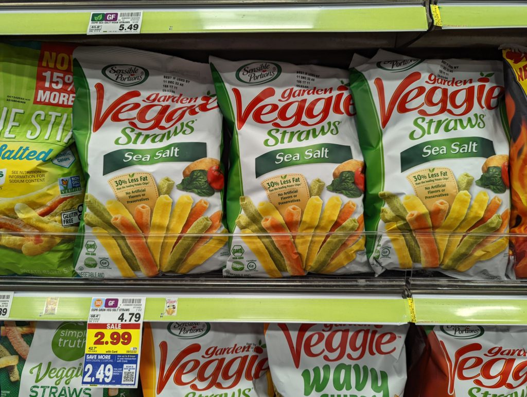 Sensible Portions Garden Veggie Straws Just 2.49 At Kroger iHeartKroger