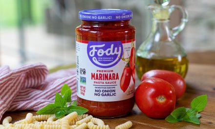 Fody Marinara Pasta Sauce As Low As $4.99 At Kroger (Regular Price $8.49)