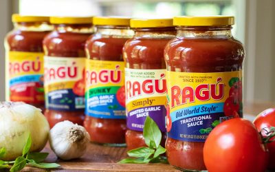 Ragu Pasta Sauce Just $1.39 Per Jar At Kroger