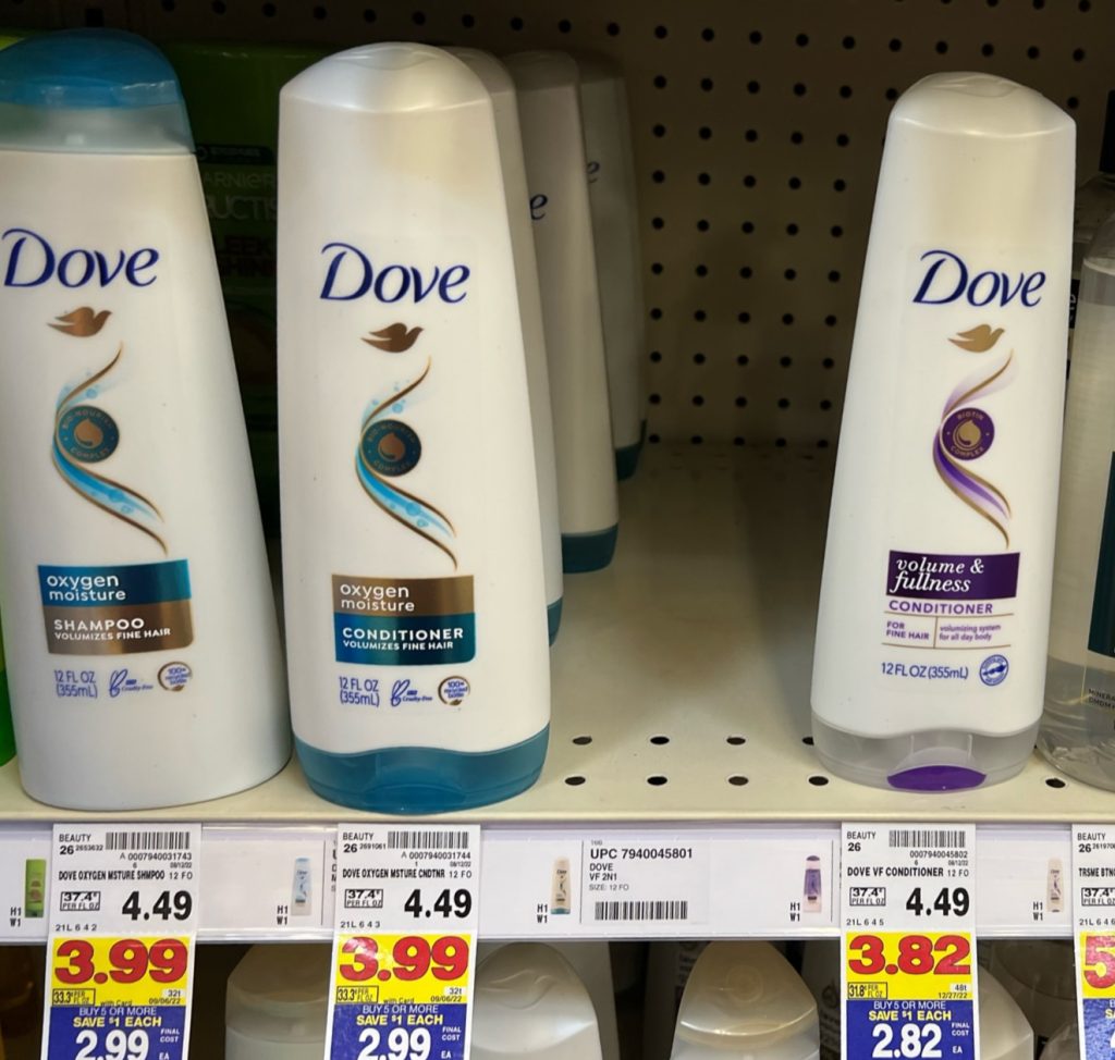 Dove Hair Care As Low As 1.32 At Kroger (Regular Price 4.49
