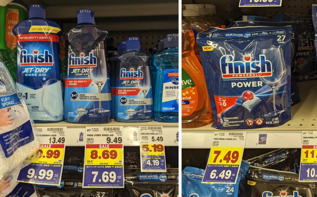 Finish Jet Dry As Low As 3.19 At Kroger (Plus Cheap Diswasher