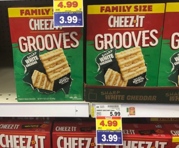 Family Size CheezIt Grooves As Low As 2.99 At Kroger iHeartKroger