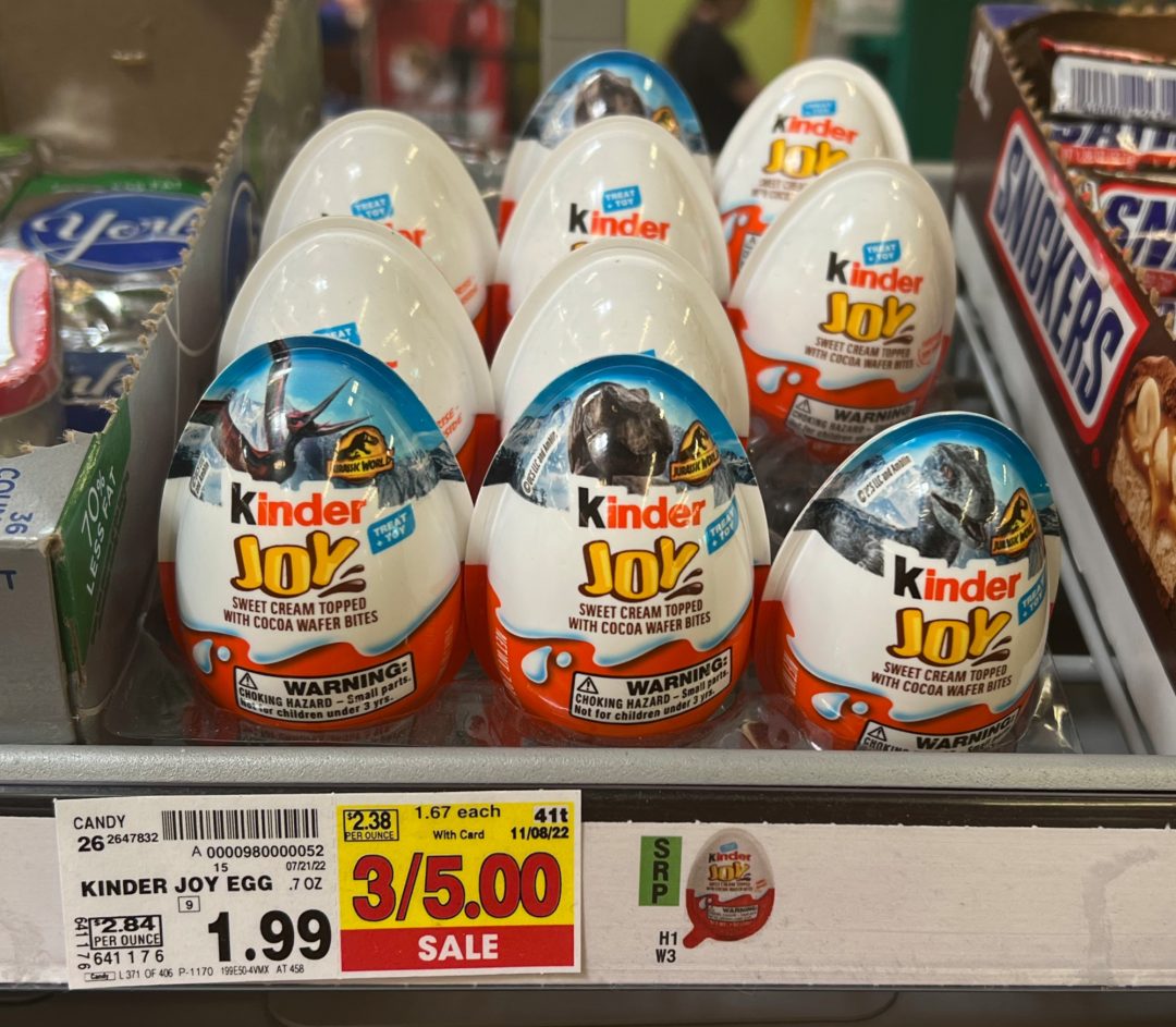 Kinder Joy Jurassic World Eggs As Low As 92¢ At Kroger iHeartKroger