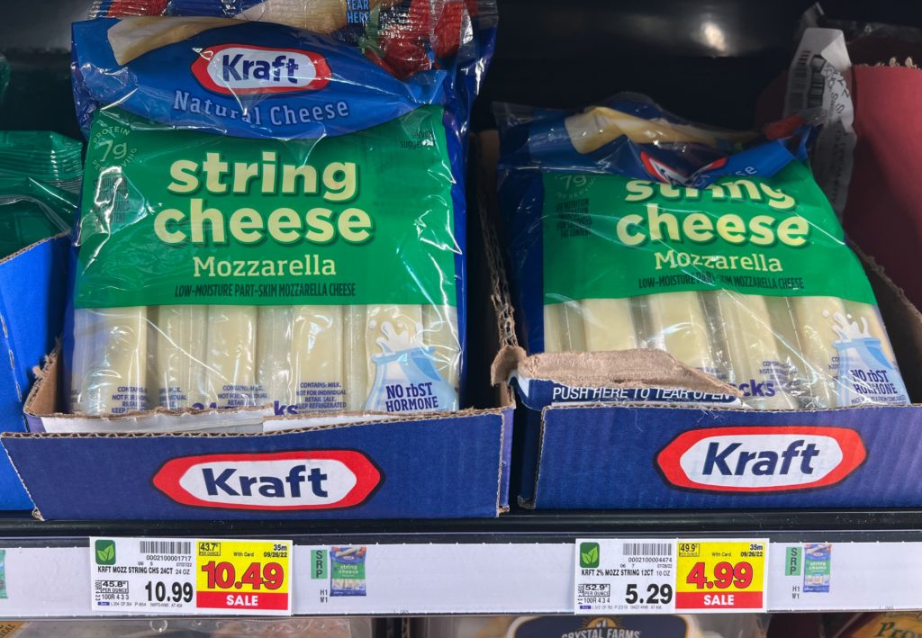 Kraft String Cheese Just 3.99 At Kroger (Regular Price 5.29