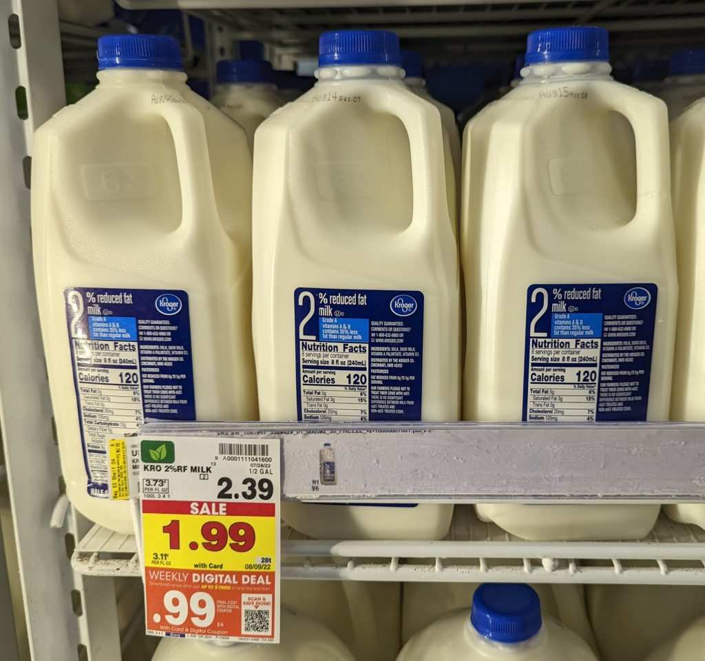 Half Gallons Of Kroger Milk For Just 99¢ At Kroger iHeartKroger