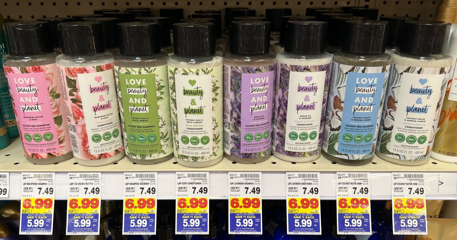 Love, Beauty, And Hair Care As Low As 3 At Kroger (Regular