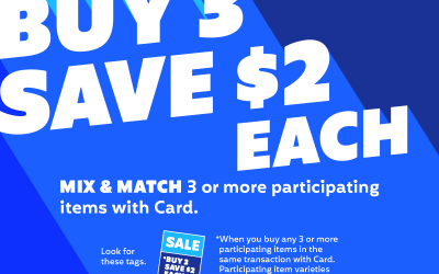 Kroger Mega Sale Inclusion List – Save $2 When You Buy 3 Or More (Valid through 9/30)