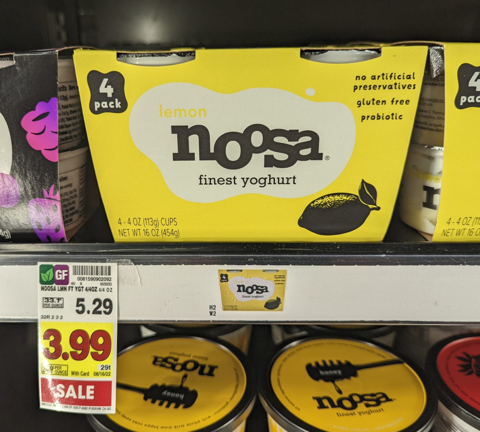 4Pack Of Noosa Finest Yogurt Just 3.49 At Kroger Just 87¢ Per Cup