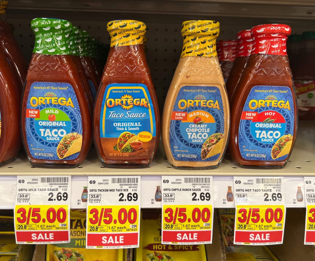 Get Ortega Taco Sauce As Low As 1.79 At Kroger iHeartKroger