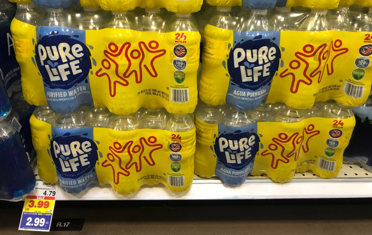 Kroger® Purified Drinking Bottled Water, 12 bottles / 16.9 fl oz - Kroger