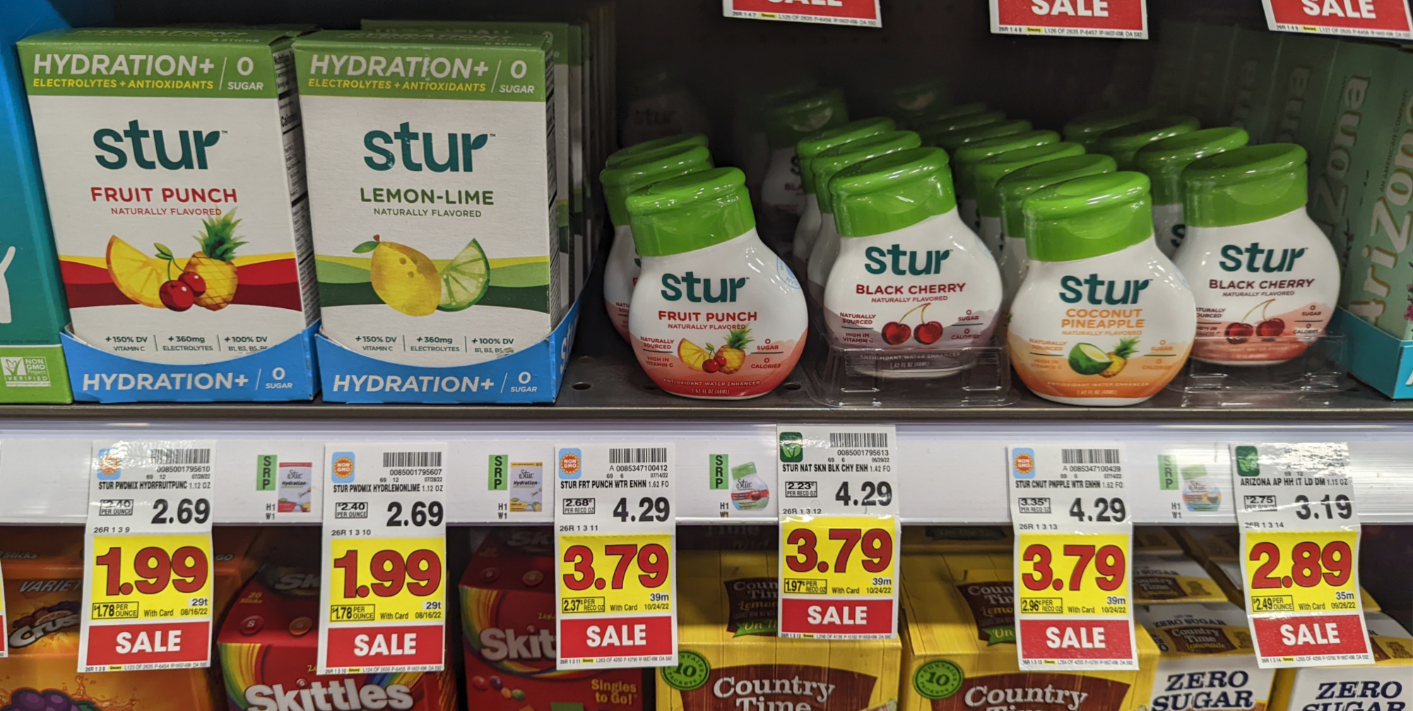 Stur - Stur, Drink Mix, Fruit Punch, Hydration+ (8 count), Shop