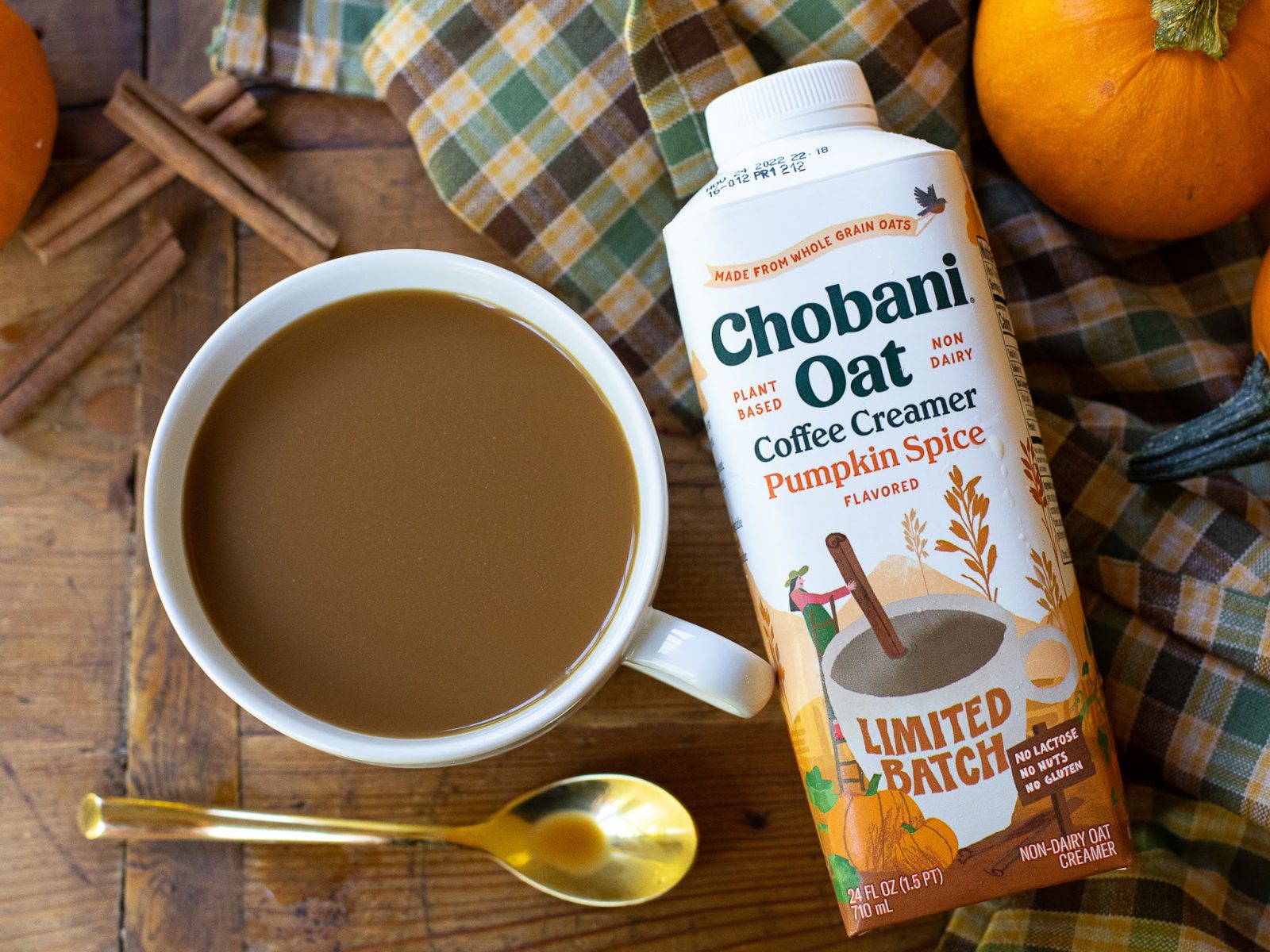 Get Chobani Pumpkin Spice Creamer As Low As $2.50 At Kroger