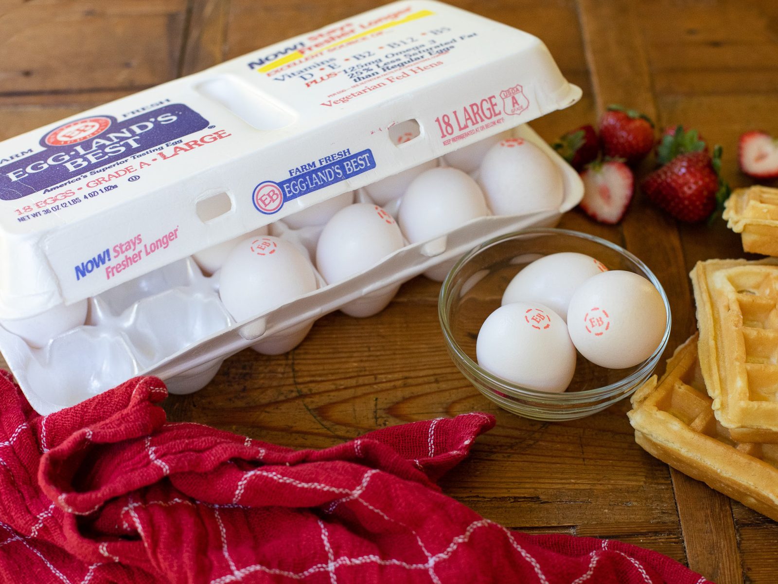 Eggland’s Best Eggs 18-Count Just $2.99 At Kroger