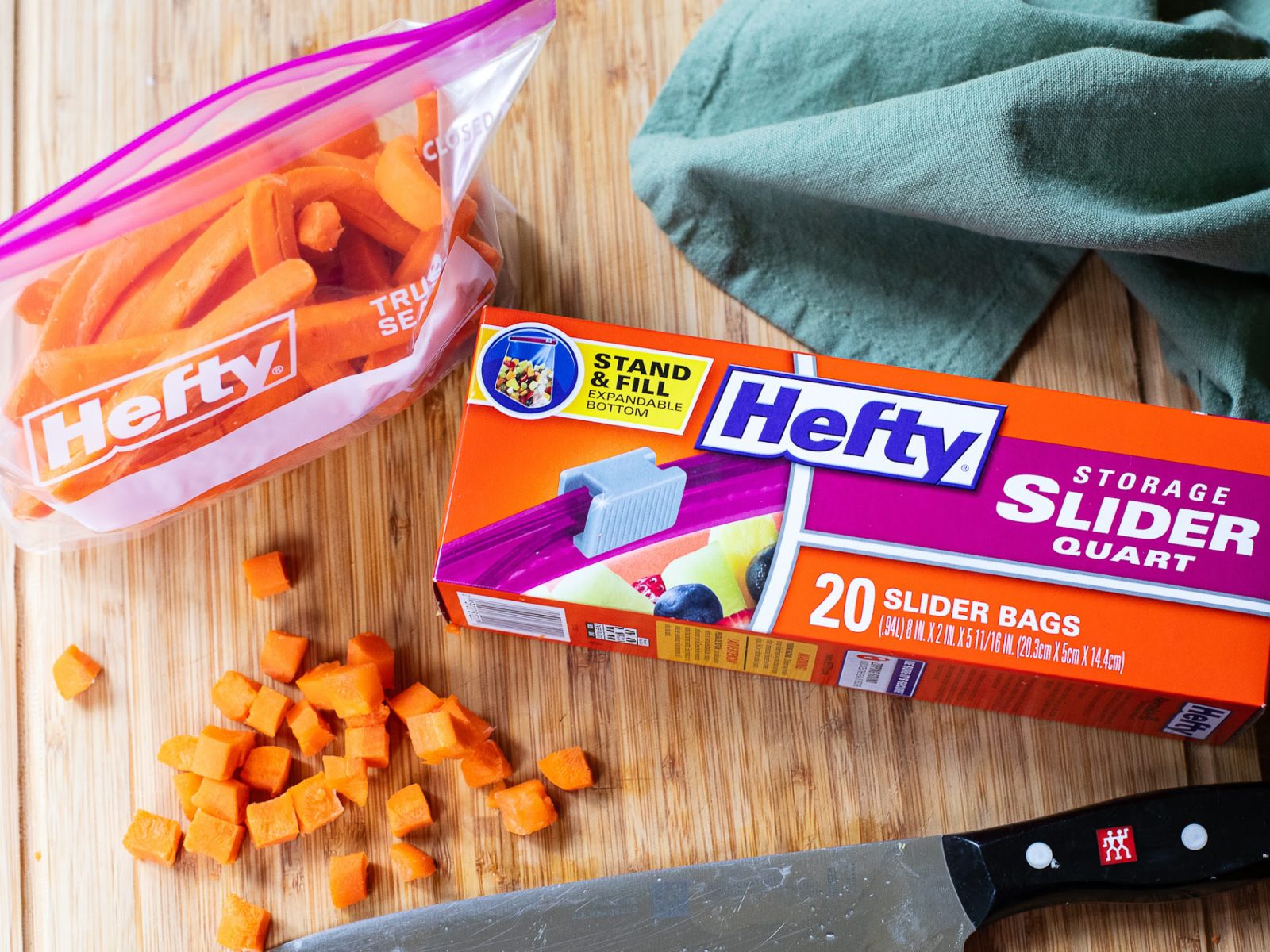 Hefty Slider Storage Bags Just $3.49 At Kroger