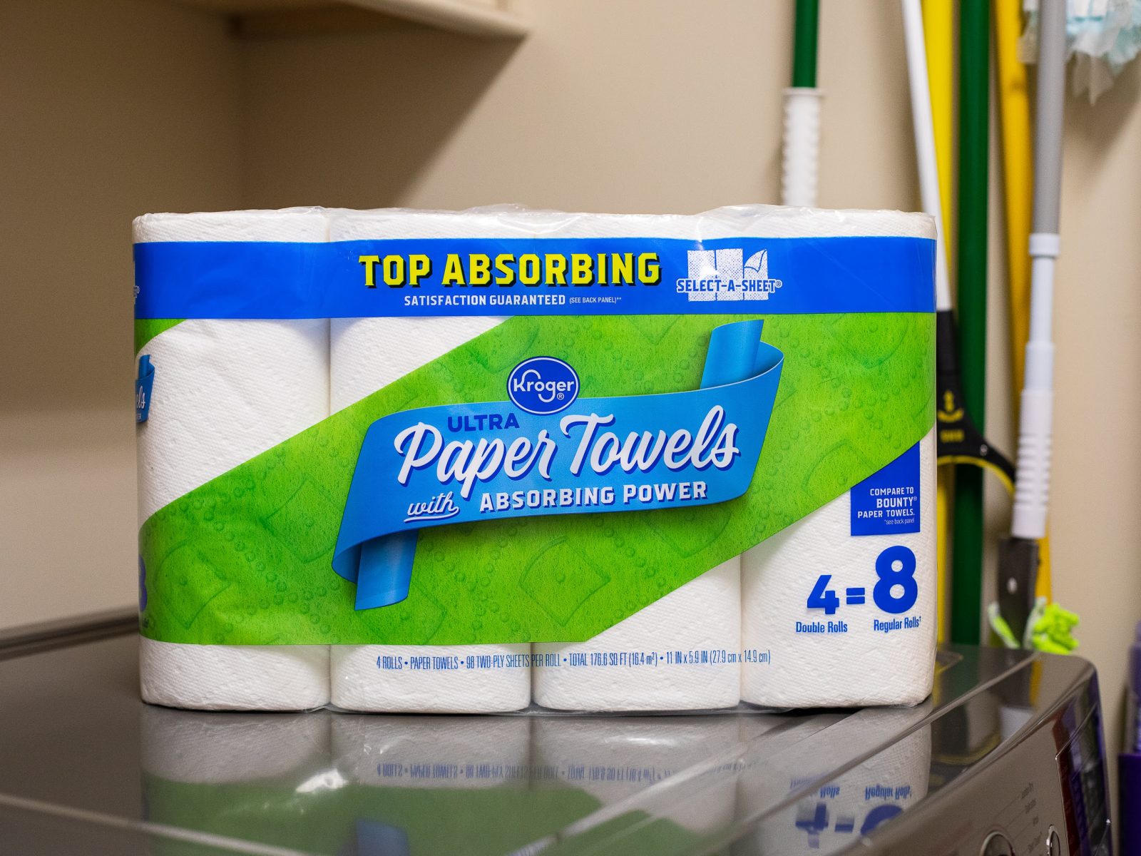 Get Kroger Select-A-Size Ultra Paper Towels For Just $4.99 At Kroger