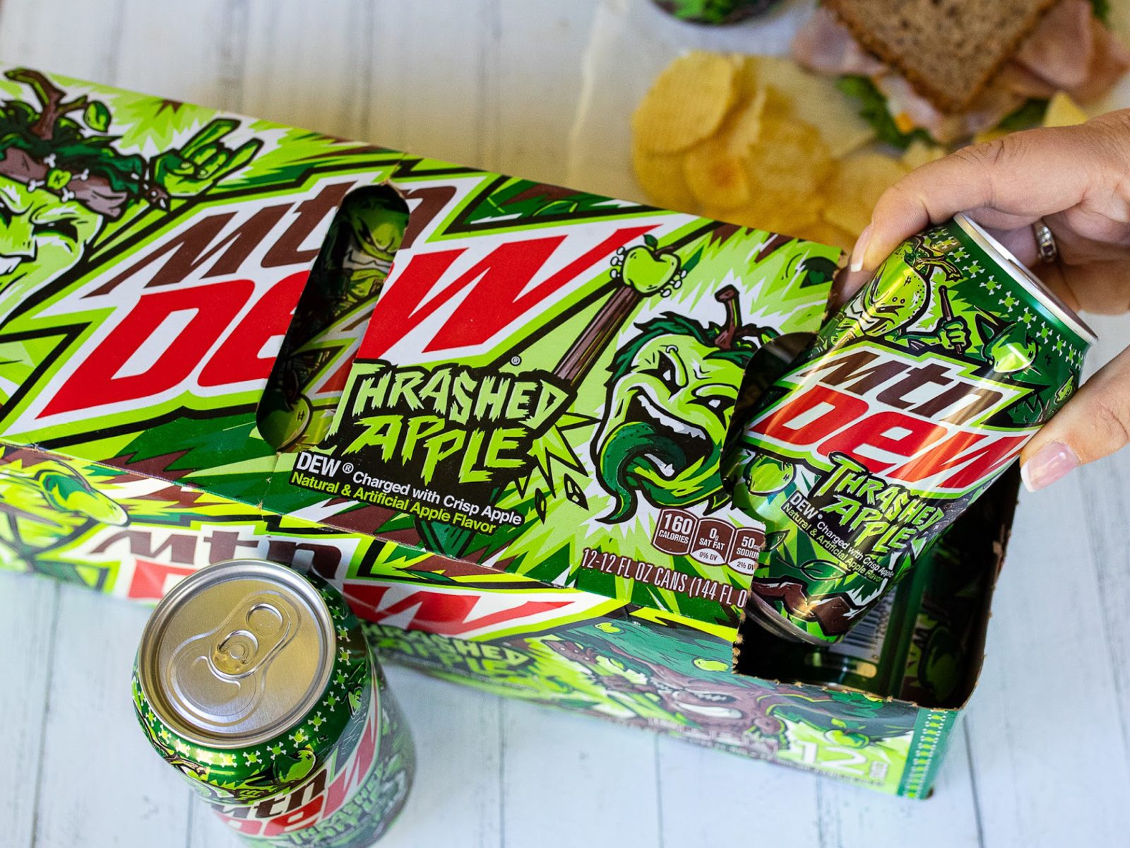 Mountain Dew Thrashed Apple 12-Packs Just $2.79 At Kroger